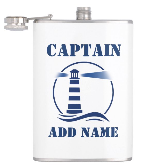 Your Name Captain Flask Lighthouse (Opened)