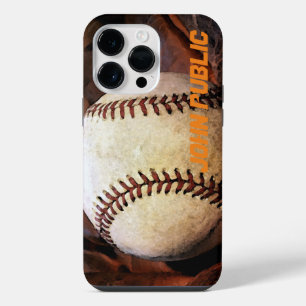 Your Name Custom Baseball Artwork iPhone 14 Pro Max Case
