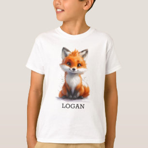 Your name Custom Fox Cub T-Shirt