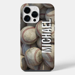 Your Name Customisable Baseball Artwork iPhone 14 Pro Max Case