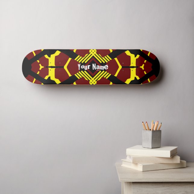 Your Name Customisable Skateboard (Wall Art (Horz))