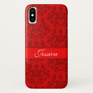 Your name damask red iphone case