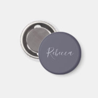 Your Name | Elegant Lavender Script on Hazy Purple