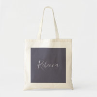 Your Name | Elegant Lavender Script on Hazy Purple