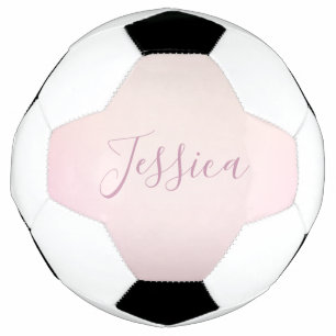 Your Name   Elegant Script Soft Ombre Football