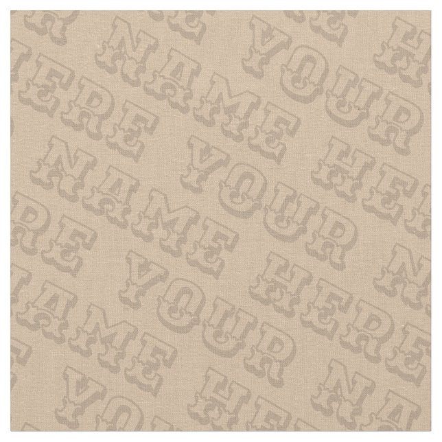 Your Name Fabric Personalised Name Fabrics (Close Up)