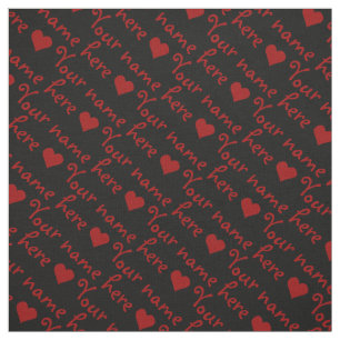 Your Name Fabric Personalised Name Fabrics