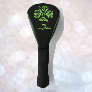 YOUR NAME Golf Cover Lucky Driver Personalise