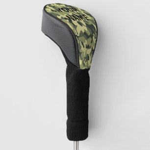 YOUR NAME Golf Head Cover Camo Personalise