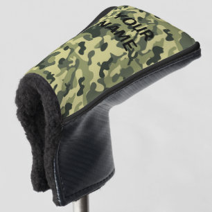 YOUR NAME Golf Head Cover Camo Personalise