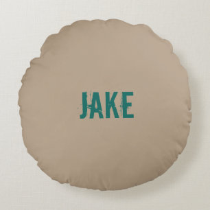 Your Name Grade A Cotton Round Pillow - HAMbWG