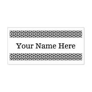 Your Name Here   Design Your Own   Text Self-inking Stamp