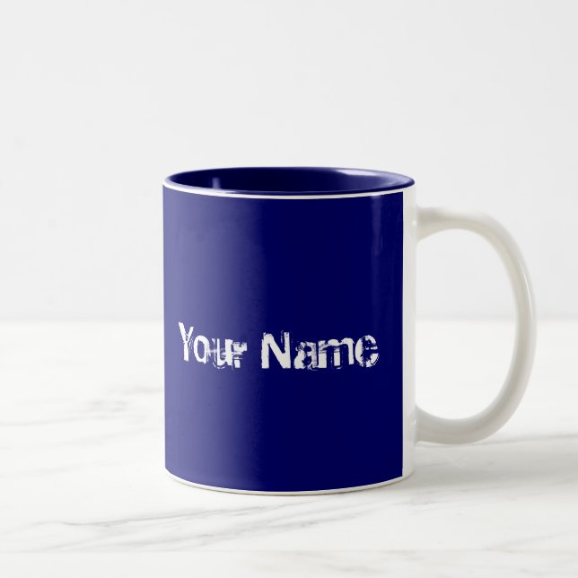 Your Name Here Mug Blue (Right)