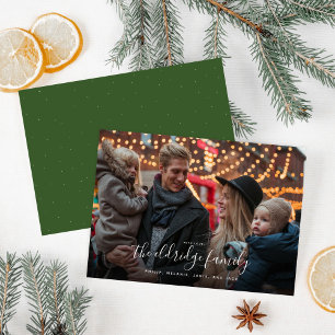 Your Name Here Photo Holiday Card
