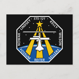 YOUR_NAME_HERE STS-121 Logo Postcard