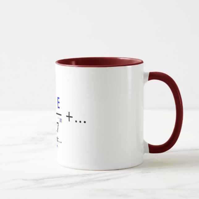 Your name in pi - customisable! mug (Right)