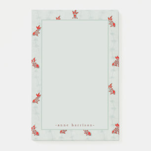 Your Name Japanese Woodblock Goldfish Koi Post-it Notes