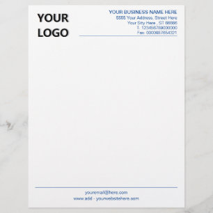 Your Name Logo Info Business Office Letterhead