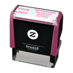 Your Name Logo or Photo Address Stamp Template