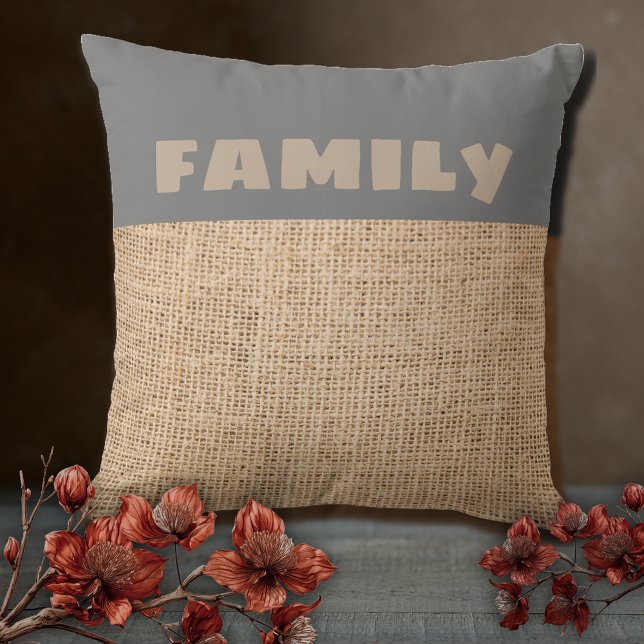 Your name on a rustic Country Cabin  Throw Pillow (Creator Uploaded)