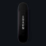 Your Name on a Skateboard<br><div class="desc">If you need help,  tell me what you want in the comment box below and I will make it for you in any colour font and the font of your choice. extreme sports shaun</div>