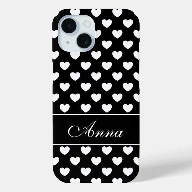 Your name on custom iPhone cover, chic design Case-Mate iPhone Case (Back)