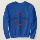 Your Name on Nautical Anchor First Mate