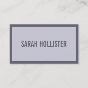Your Name or Business Hazy Purple Lavender Card
