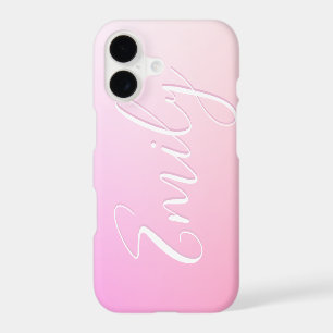 Your Name or Word Pink Ombre Gradation