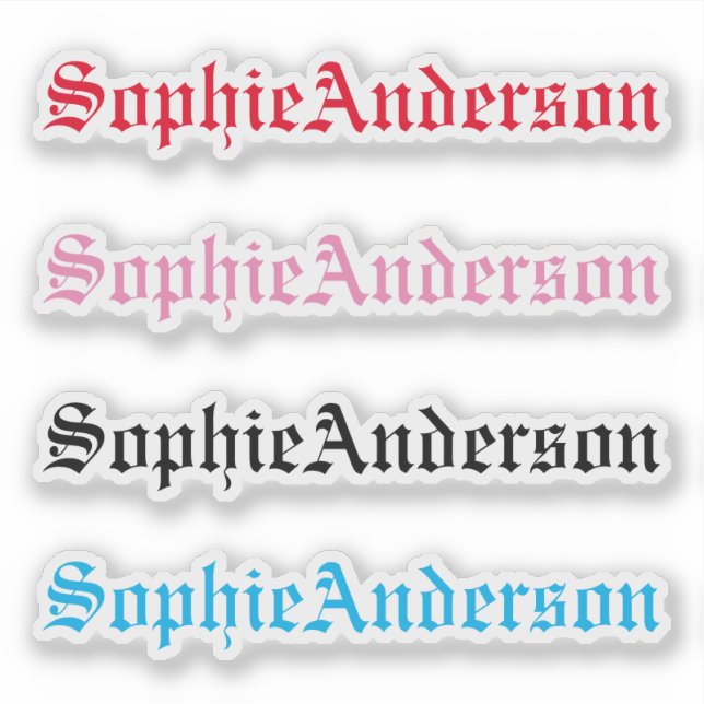 Your Name Personalised  (Front)