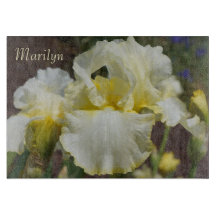Your Name Personalised gifts Cutting Boards Flower