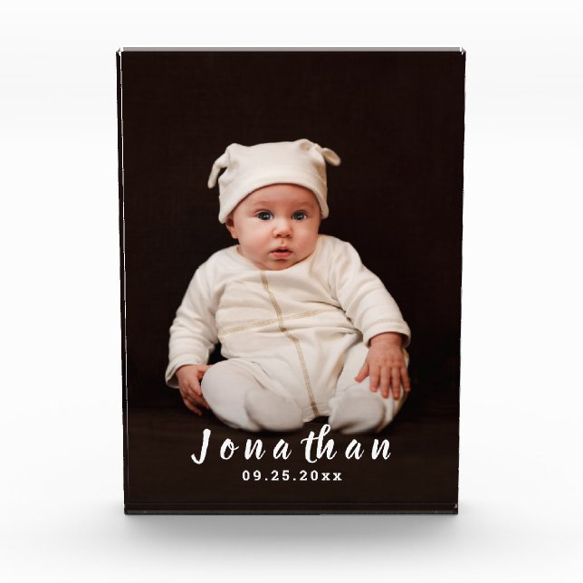 Your Name Personalised Photo Block (Front)