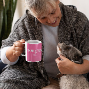 Your Name Pink Tea or Coffee Mug