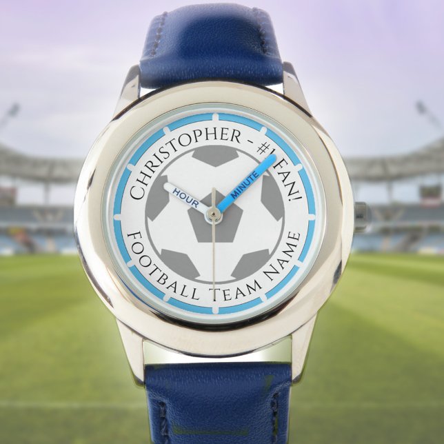 Your Name plus Football Team Name Watch (Creator Uploaded)