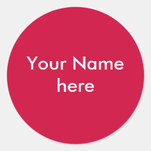 Your Name red Sticker