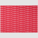 Your Name Red Tissue Paper<br><div class="desc">Wrap your gifts with unique,  custom personality with Your Name Tissue Paper. Multiple colours available.</div>
