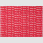 Your Name Red Tissue Paper<br><div class="desc">Wrap your gifts with unique,  custom personality with Your Name Tissue Paper. Multiple colours available.</div>
