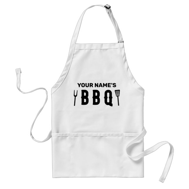 Your Name’s Bbq Standard Apron (Front)