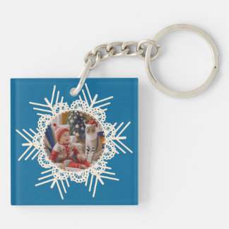 [Your name]'s Poiluna Christmas Square Key Ring