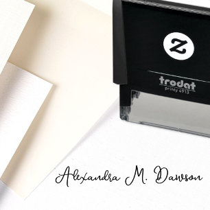 Your Name Signature Script Custom  Self-inking Stamp