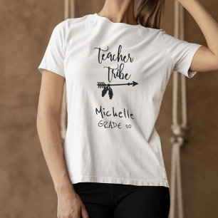 Your name student teacher tribe tribal script T-Shirt