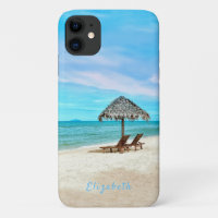Your Name Tropical Sand Beach Scene