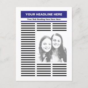 Your Newspaper Postcard