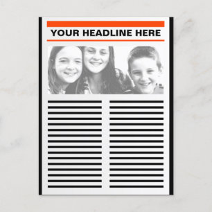 Your Newspaper Postcard