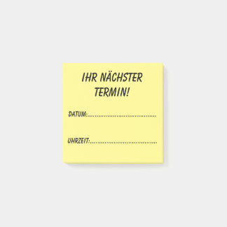 Your next appointment! post-it notes