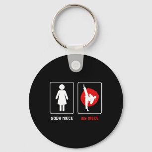 Your Niece My Niece Karate Uncle Proud Karate Uncl Key Ring