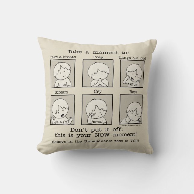 Your NOW Moment Cushion (Front)