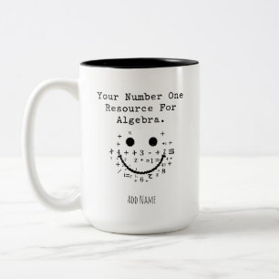 Your Number One Resource for Algebra Success Two-Tone Coffee Mug