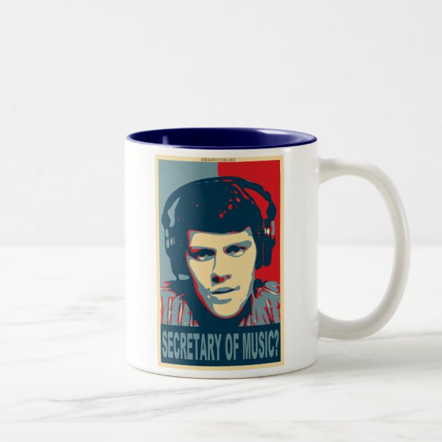 Your Obamicon.Me Two-Tone Coffee Mug (Right)