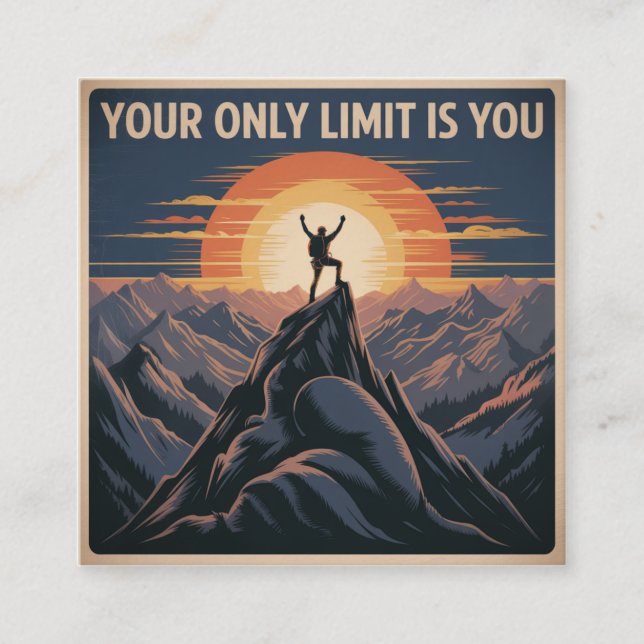Your Only Limit Is You Calling Card (Front)